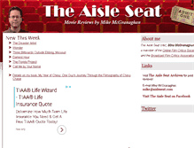 Tablet Screenshot of aisleseat.com